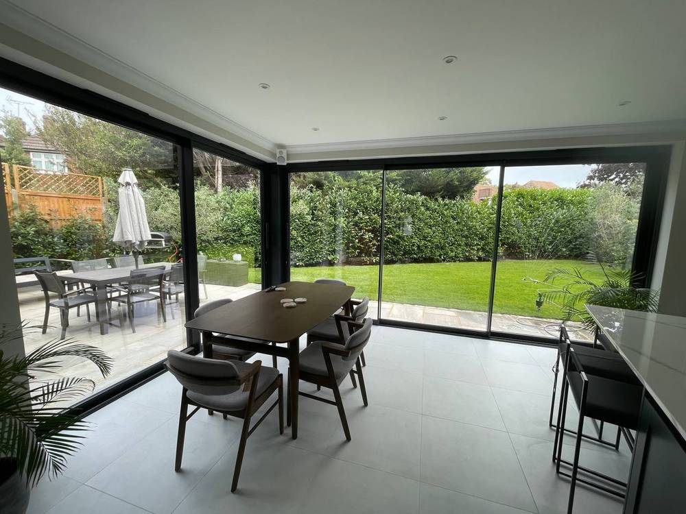 After — interior dining looking out