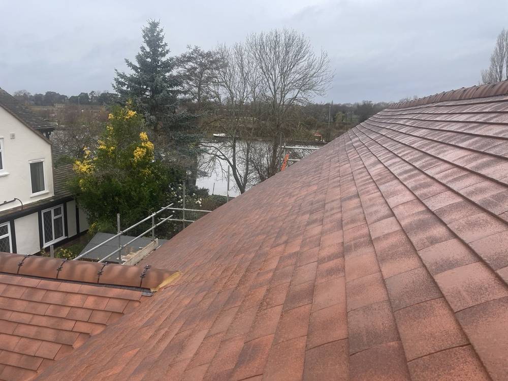After — new roof overview with river views